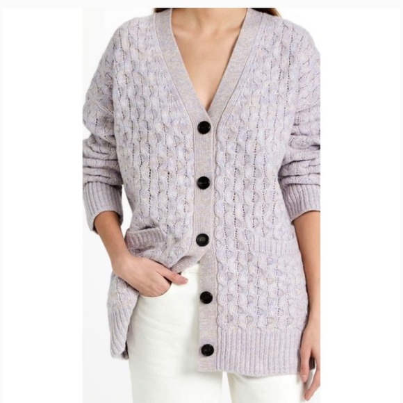 A.L.C. Jacks Honeycomb Cardigan, worn once, size L - Picture 4 of 9